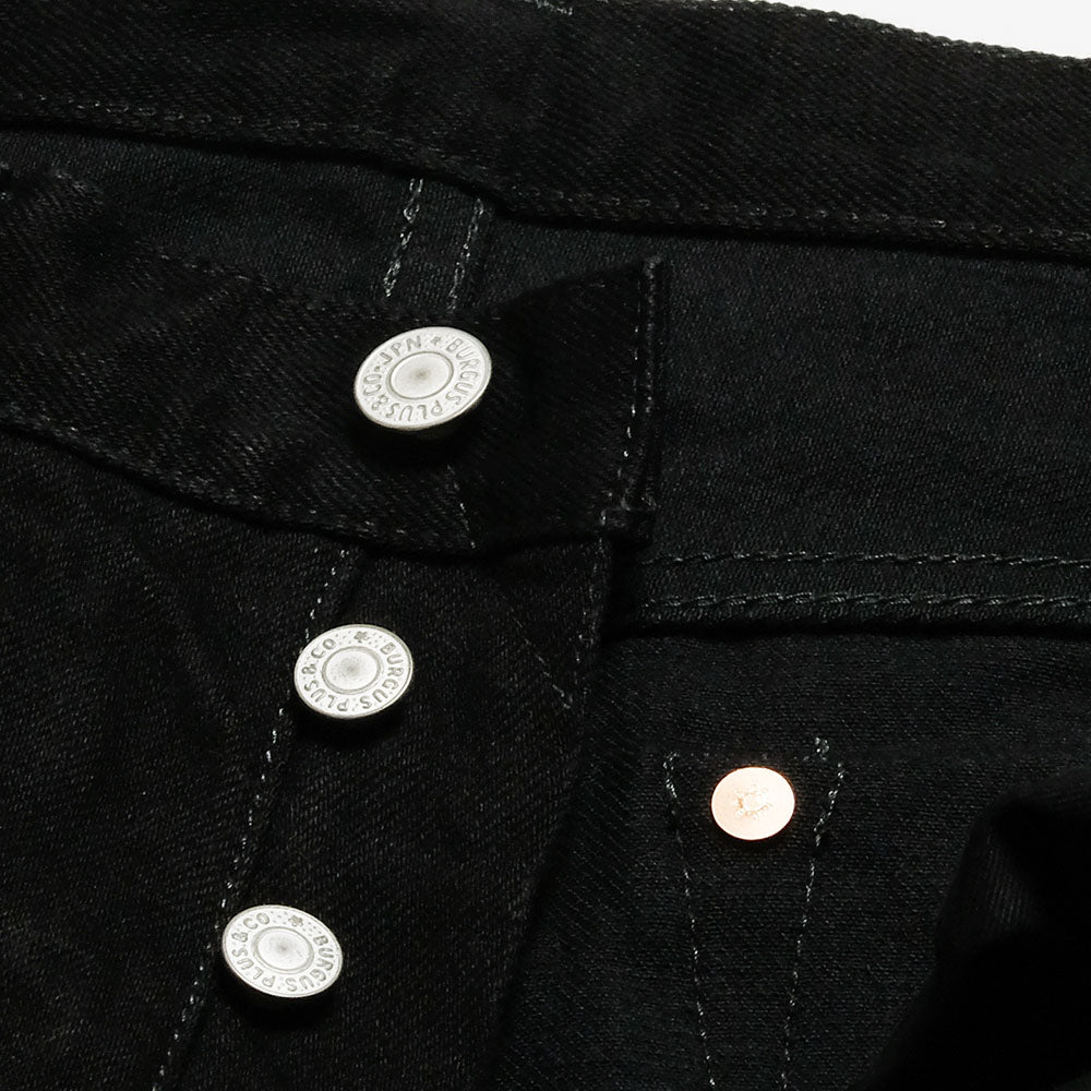 BURGUS PLUS - 15oz Selvedge Black × Black Denim - Standard Jeans - Lot. 771-99