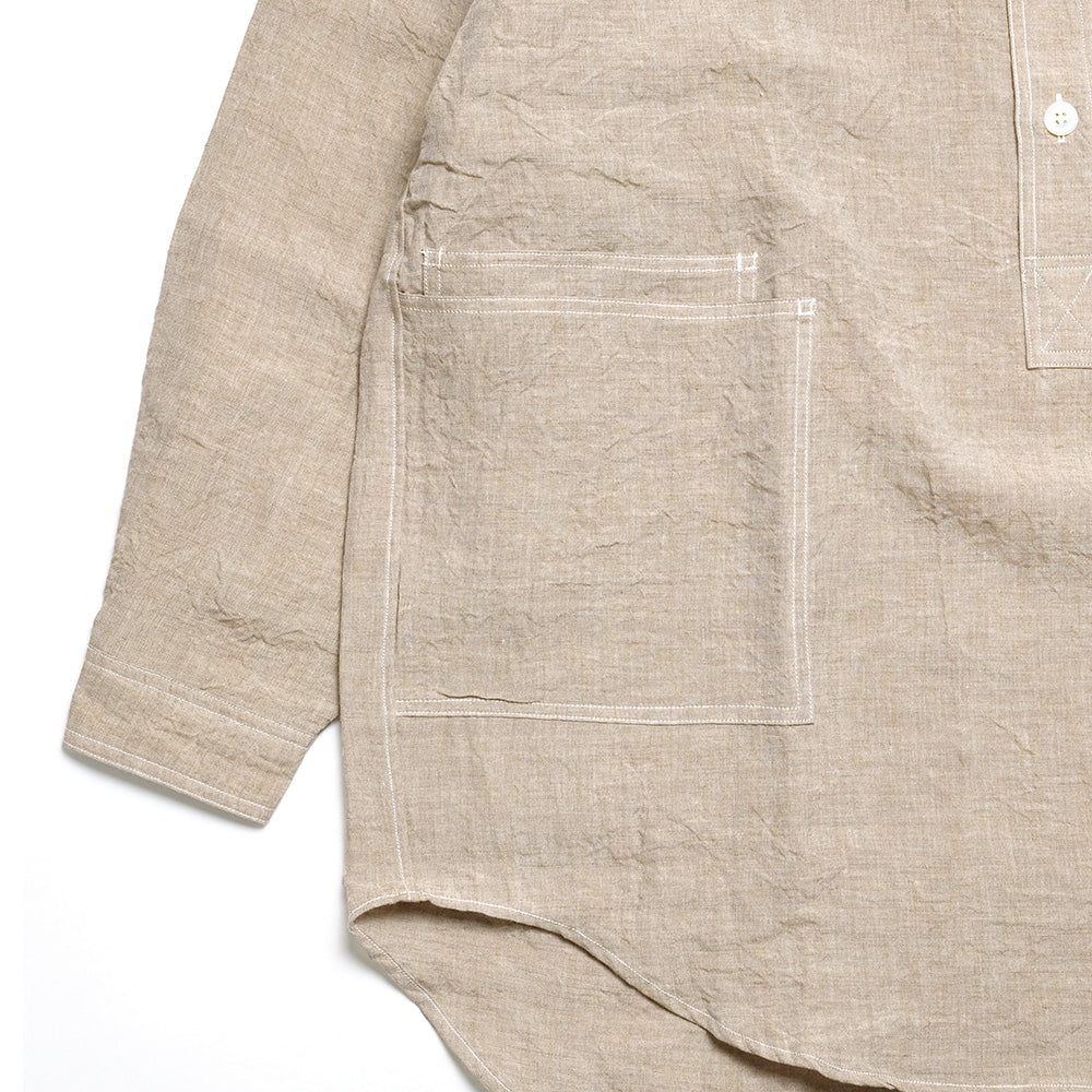 HAVERSACK - Linen Dungaree Pullover Shirt - 822422