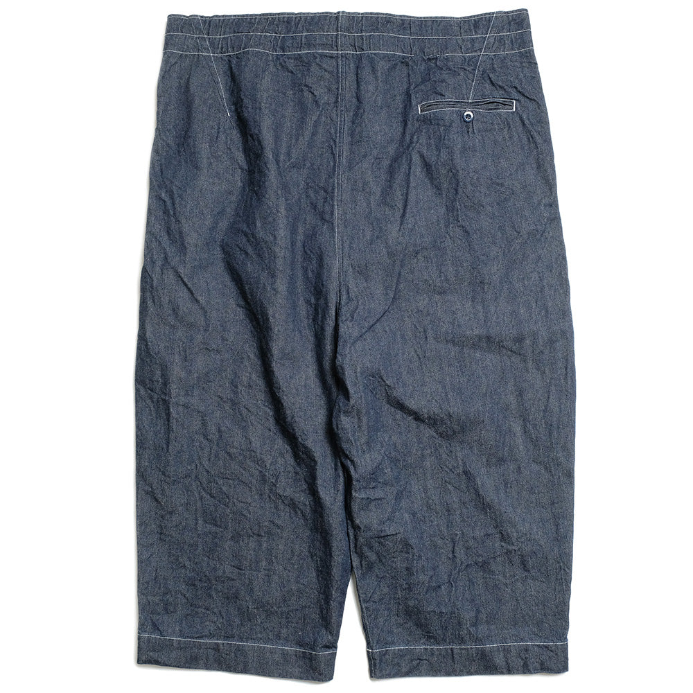 HAVERSACK - Selvedge Denim High Waist Cropped Wide Pants - 862525