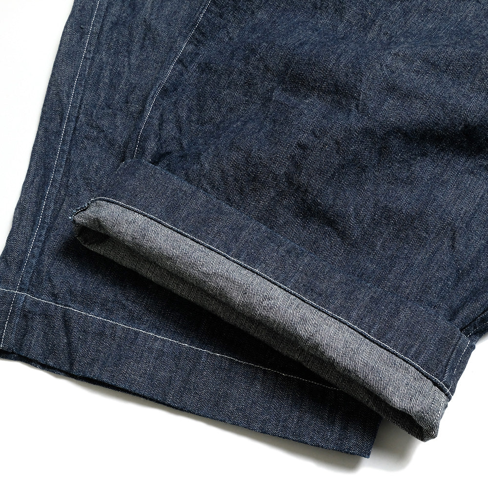 HAVERSACK - Selvedge Denim High Waist Cropped Wide Pants - 862525