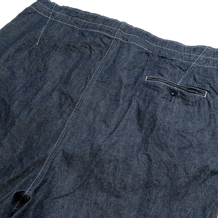 HAVERSACK - Selvedge Denim High Waist Cropped Wide Pants - 862525