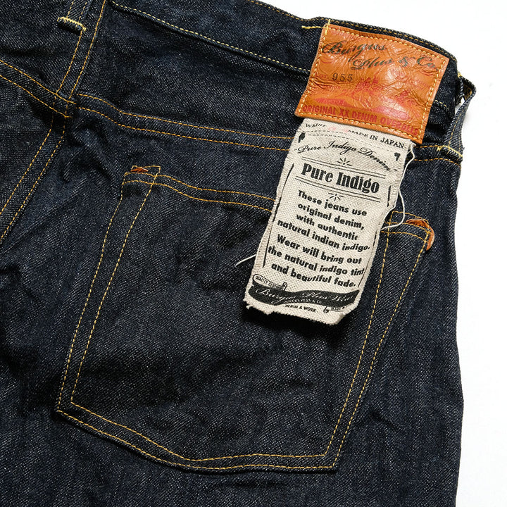 BURGUS PLUS - Natural Indigo Selvedge Jeans - 1955 Model - Lot.955-XX-02