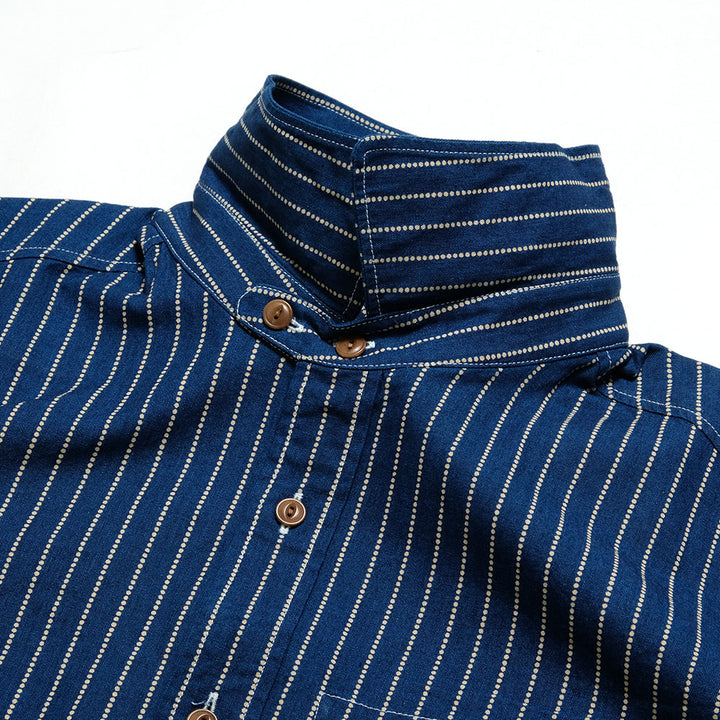 BURGUS PLUS - L/S One Pocket Wabash Shirt - BP15503-1