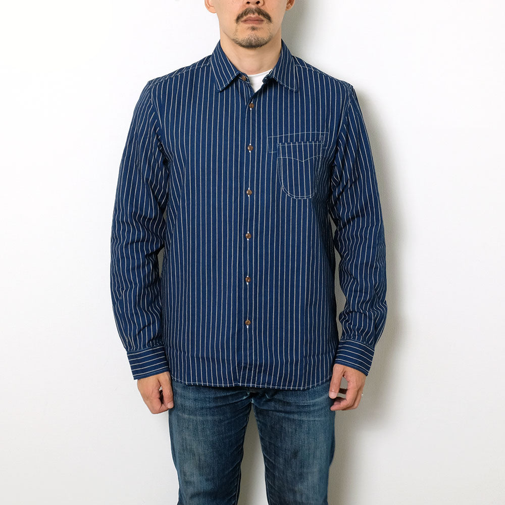 BURGUS PLUS - L/S One Pocket Wabash Shirt - BP15503-1