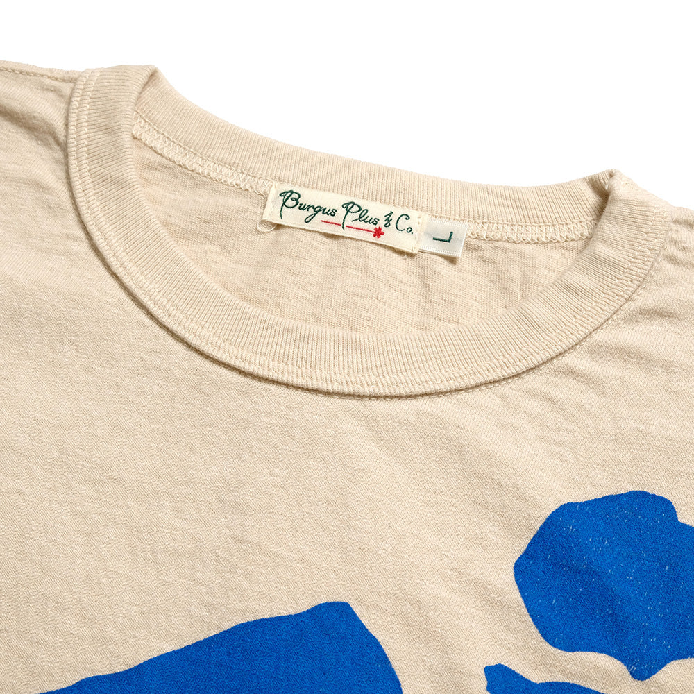 【SUN HOUSE EXCLUSIVE 】BURGUS PLUS - S/S Print Tee - SUN HOUSE - BP25607SH