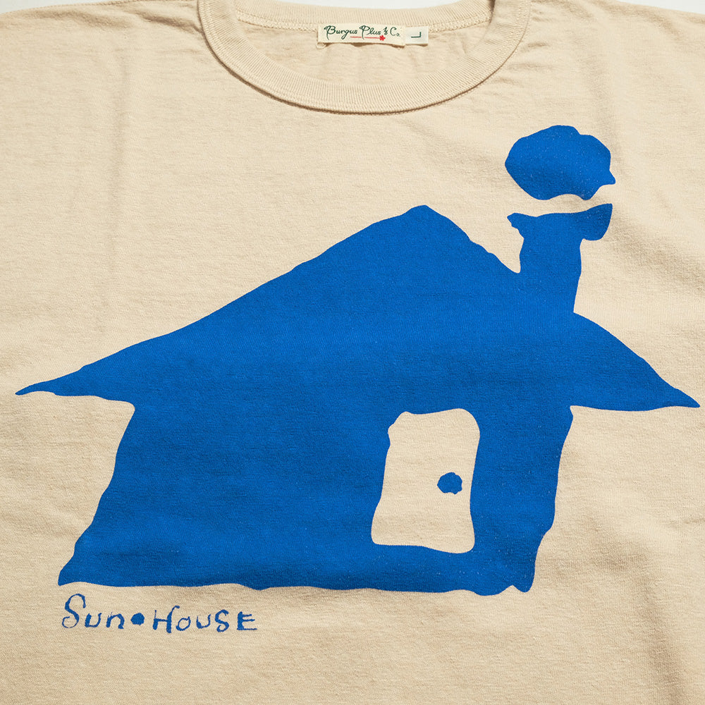 【SUN HOUSE EXCLUSIVE 】BURGUS PLUS - S/S Print Tee - SUN HOUSE - BP25607SH