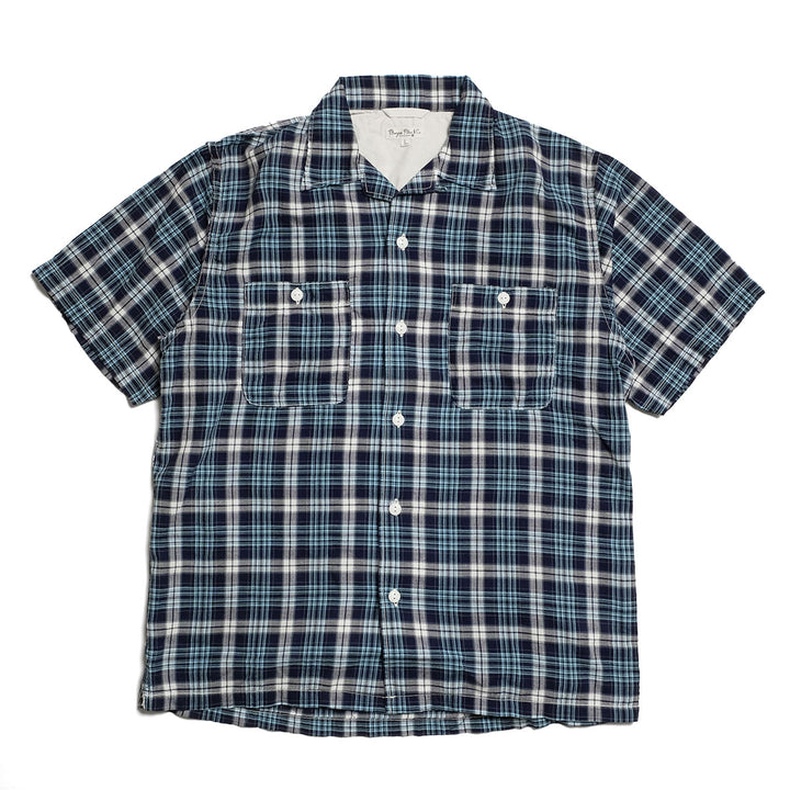 BURGUS PLUS - Open Collar Check Shirt - BP26505