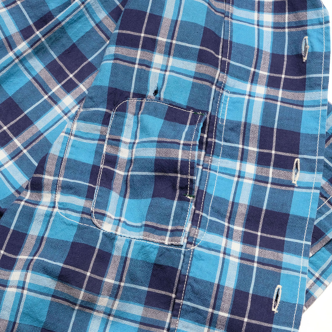 BURGUS PLUS - Open Collar Check Shirt - BP26505