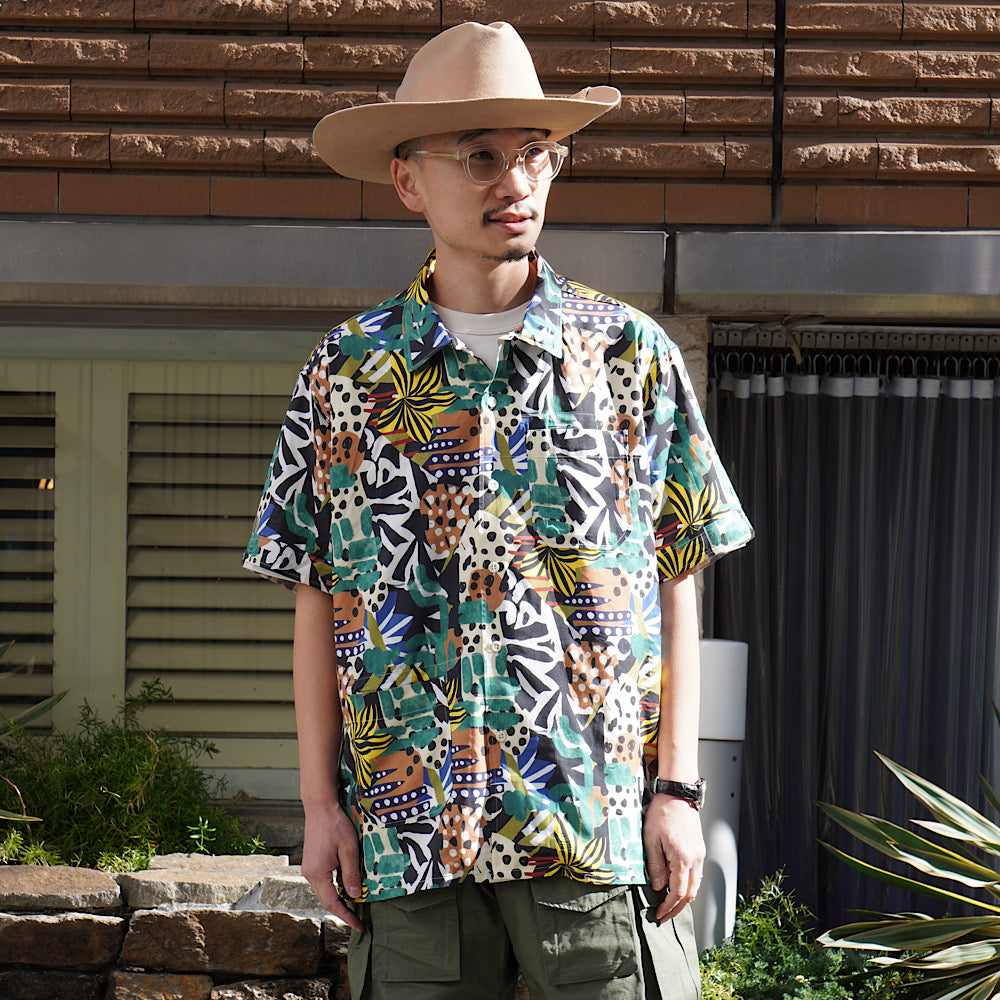 Engineered Garments - Camp Shirt - African Print Patchwork - QT021