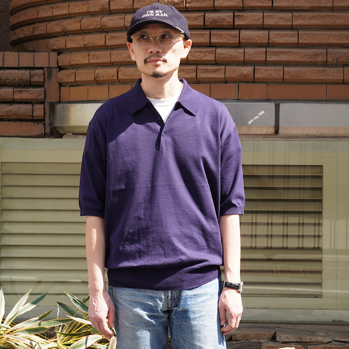 KAPTAIN SUNSHINE - Cotton Knit Poloshirt - KS25SKN06
