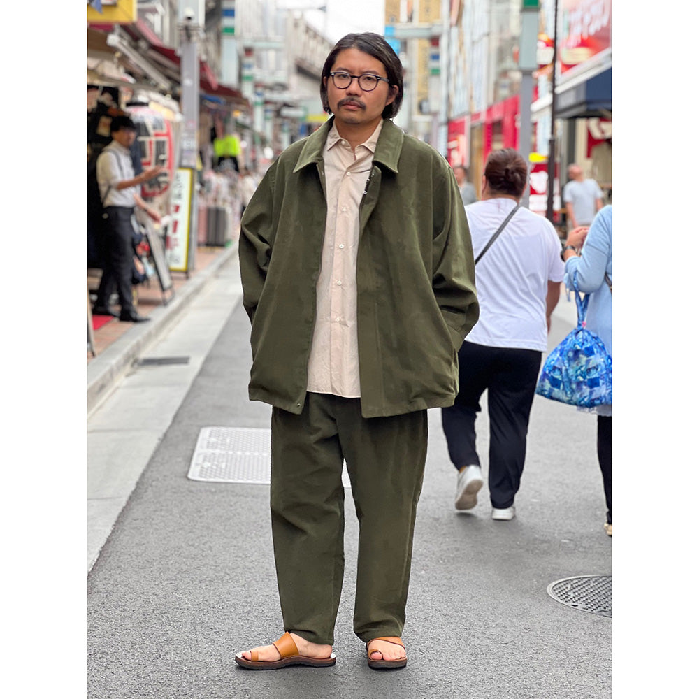 THE DAY - BRITISH MOLESKIN 2TUCK PANTS - D24AW-04001