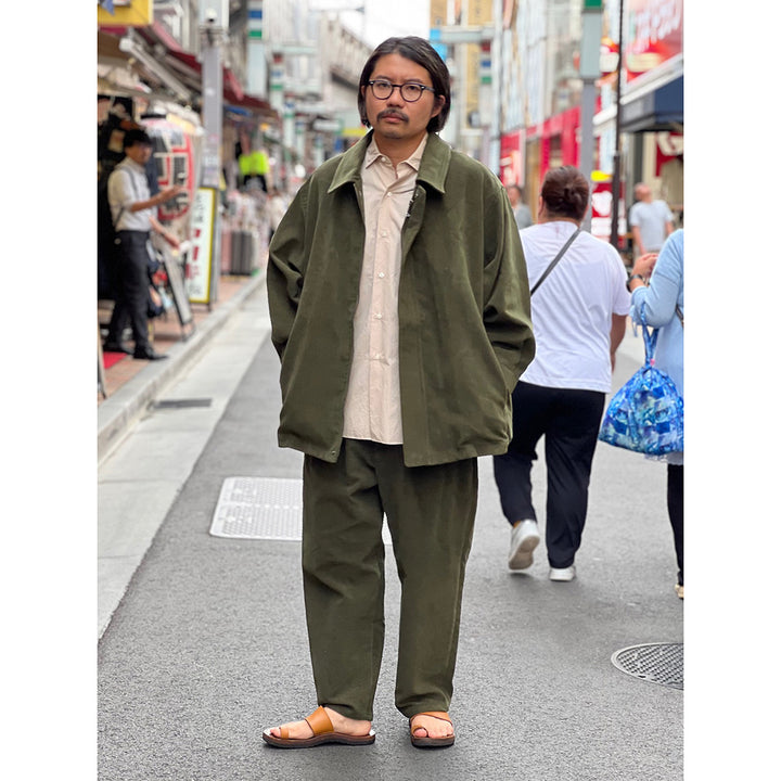 THE DAY - BRITISH MOLESKIN 2TUCK PANTS - D24AW-04001