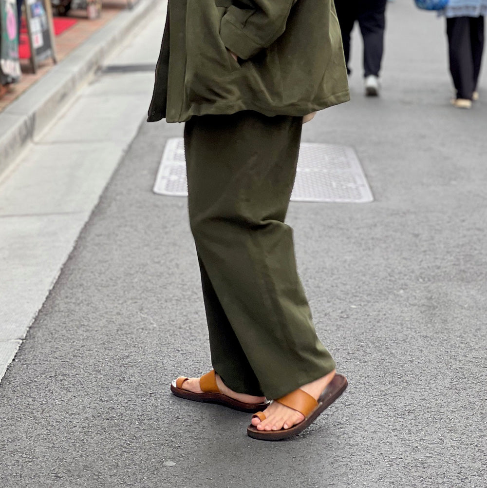 THE DAY - BRITISH MOLESKIN 2TUCK PANTS - D24AW-04001