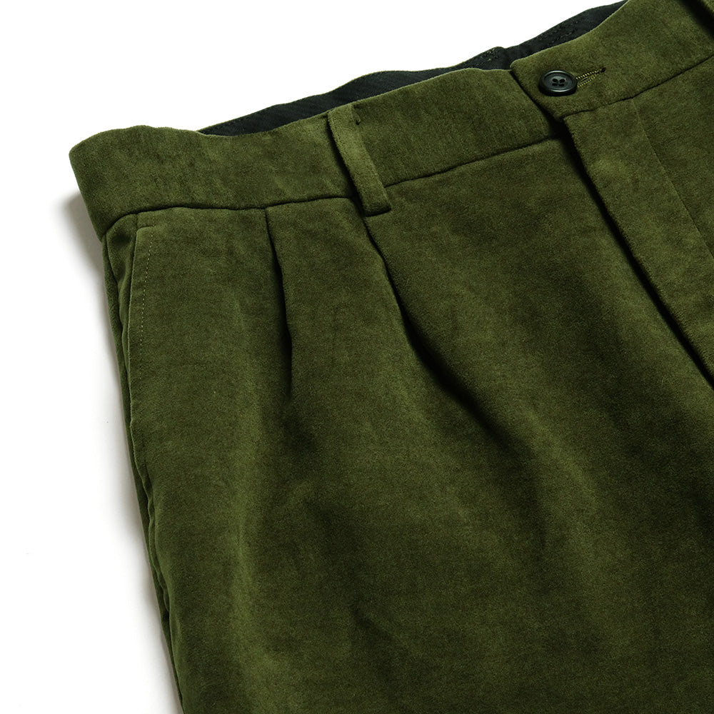 THE DAY - BRITISH MOLESKIN 2TUCK PANTS - D24AW-04001