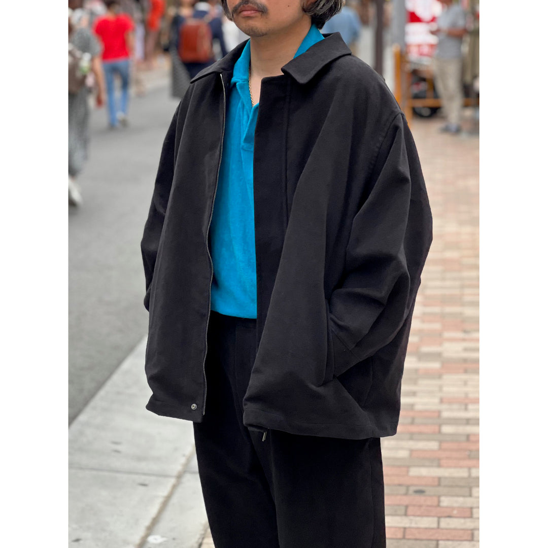 THE DAY - BRITISH MOLESKIN HARRINGTON JACKET - D24AW-05002