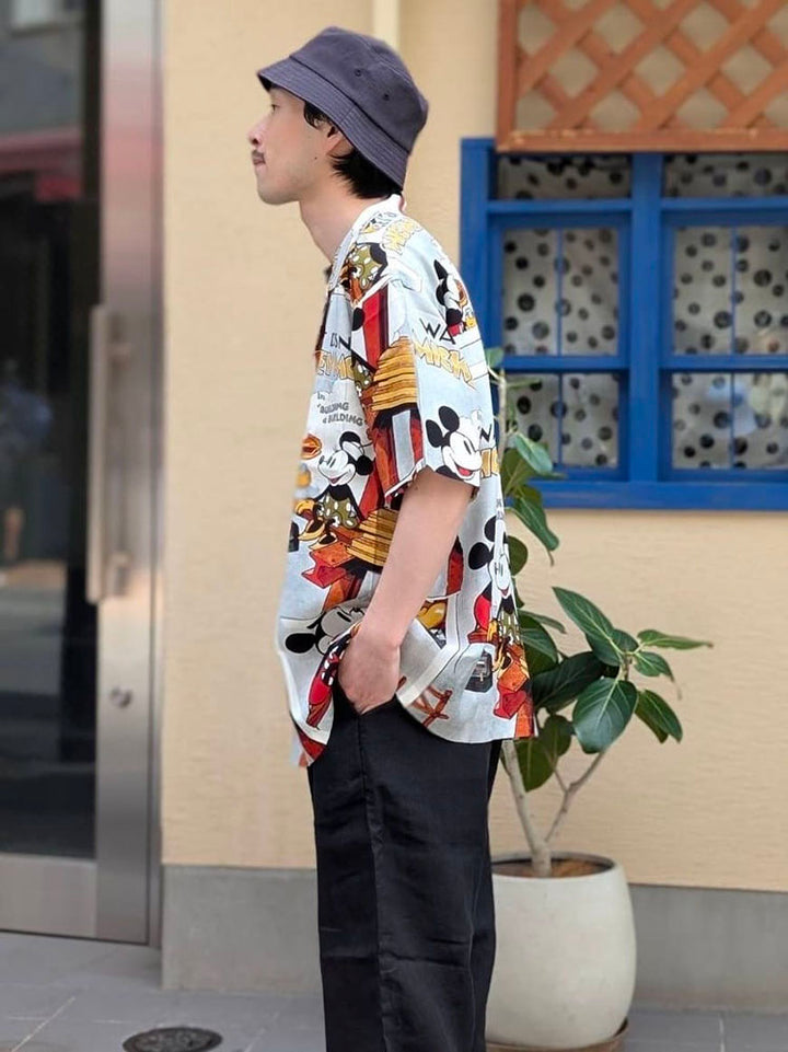 Porter Classic - DISNEY VC/PC ALOHA COLLECTION - ALOHA SHIRT - MICKEY & MINNIE - DP-024-3964