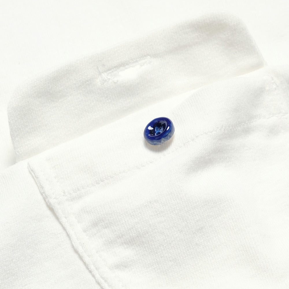 EEL Products - Pocket T-shirt with Touki (Pottery) Button - E-25529