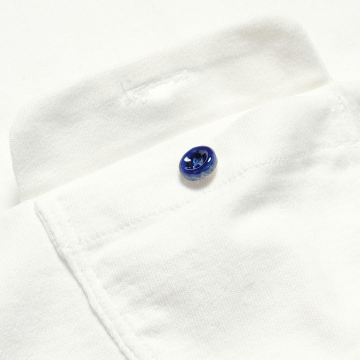 EEL Products - Pocket T-shirt with Touki (Pottery) Button - E-25529