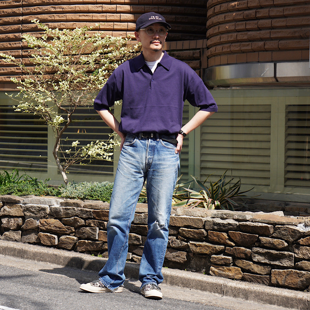 KAPTAIN SUNSHINE - Cotton Knit Poloshirt - KS25SKN06