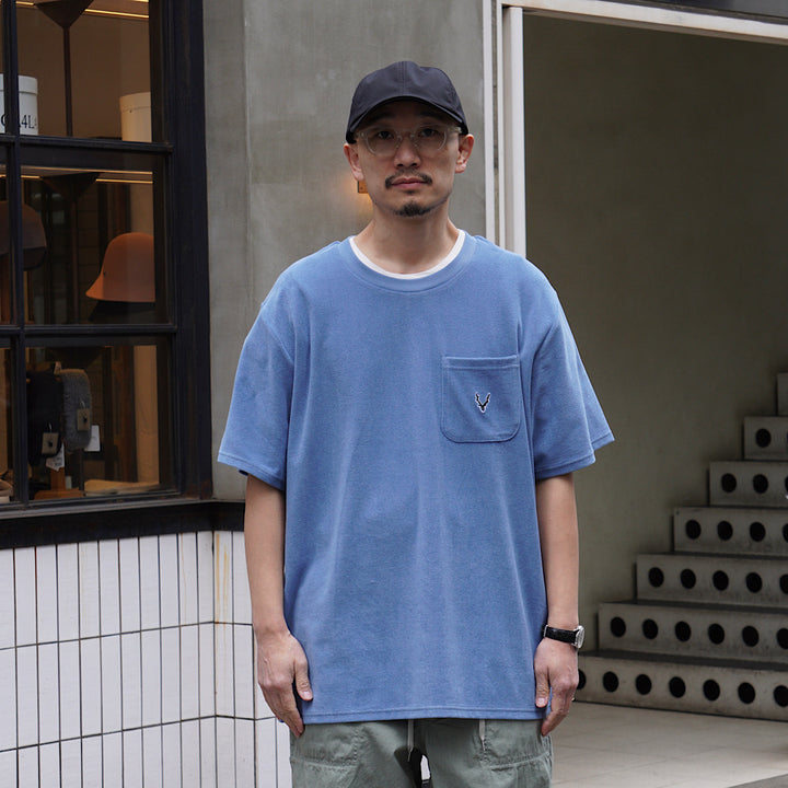 South2 West8 - S/S Round Pocket Tee - C/PE Pile - QV666