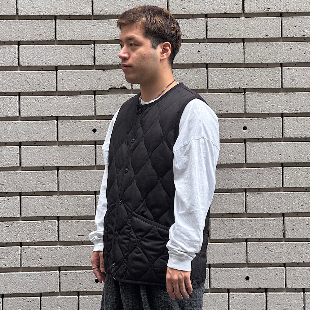 TAION - Military Crew Neck Button Down Vest - TO-004B2ML-1