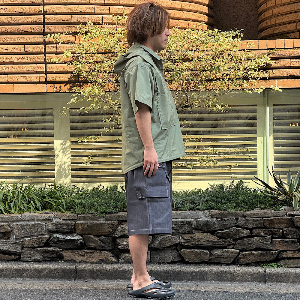 MODMNT - HALF ZIP HOODED SHIRT - NA26S1J024