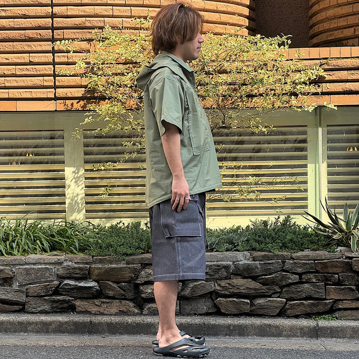 MODMNT - HALF ZIP HOODED SHIRT - NA26S1J024