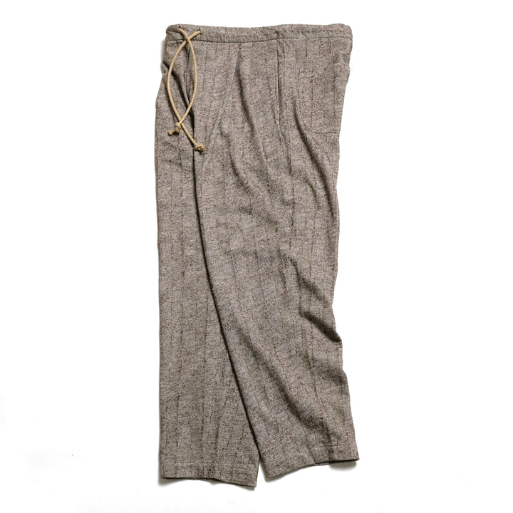 FRANK LEDER - DEAD STOCK LIMITED RARE VINTAGE FABRIC - 2 TUCK DRAWSTRING PANTS - FL-0713005