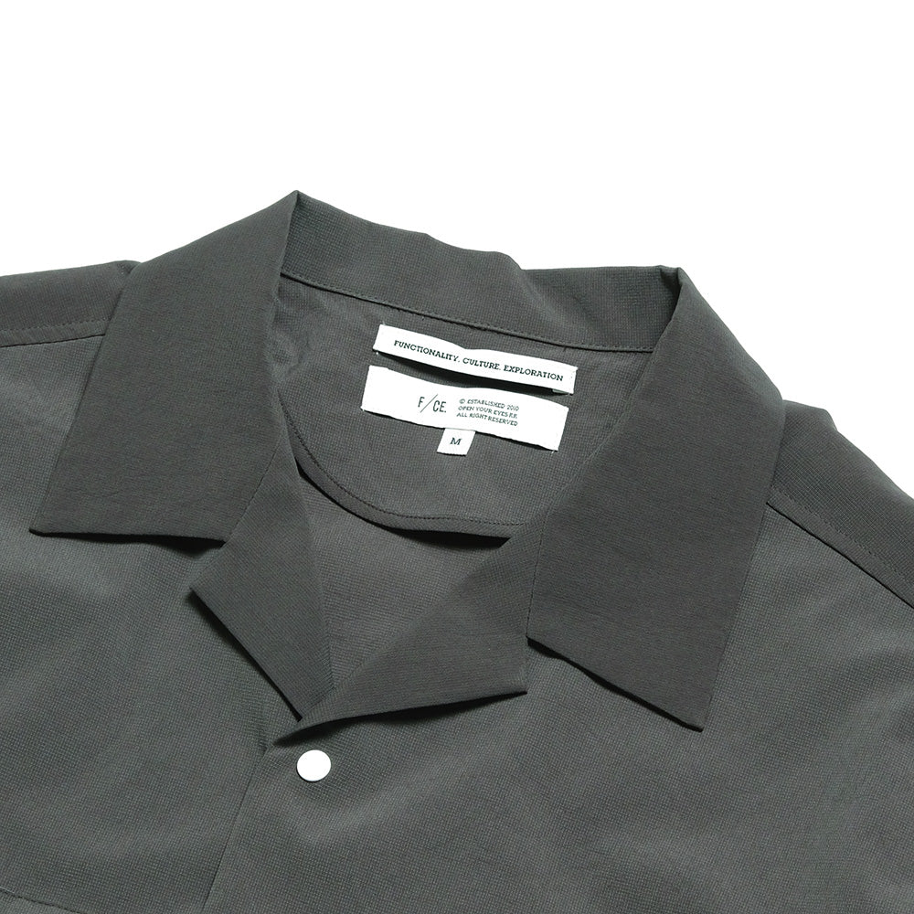 F/CE. - DOTAIR OPEN COLLAR SHIRT - FPA02251U004