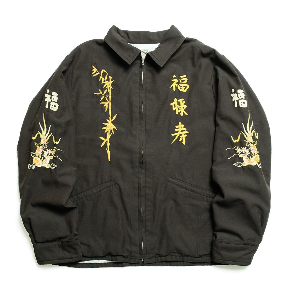 GOLD - COTTON RAYON VIETNAM JACKET AGED MODEL - VIET-NAM MAP - GL15479