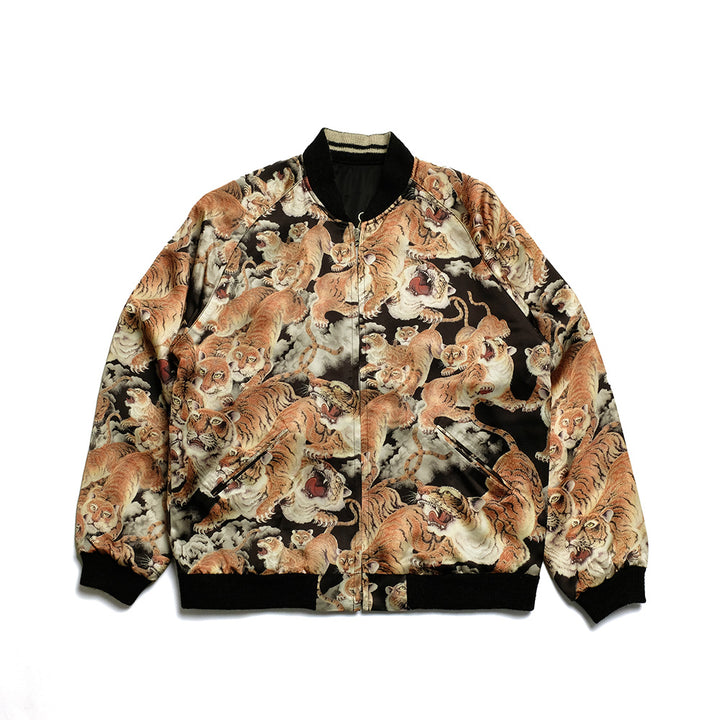 GOLD SPECIAL EDITION ACETATE SOUVENIR JACKET ONE HUNDRED TIGER GL15480
