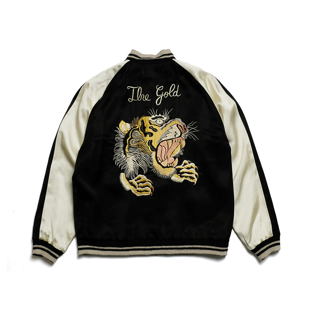 GOLD SPECIAL EDITION ACETATE SOUVENIR JACKET ONE HUNDRED TIGER GL15480