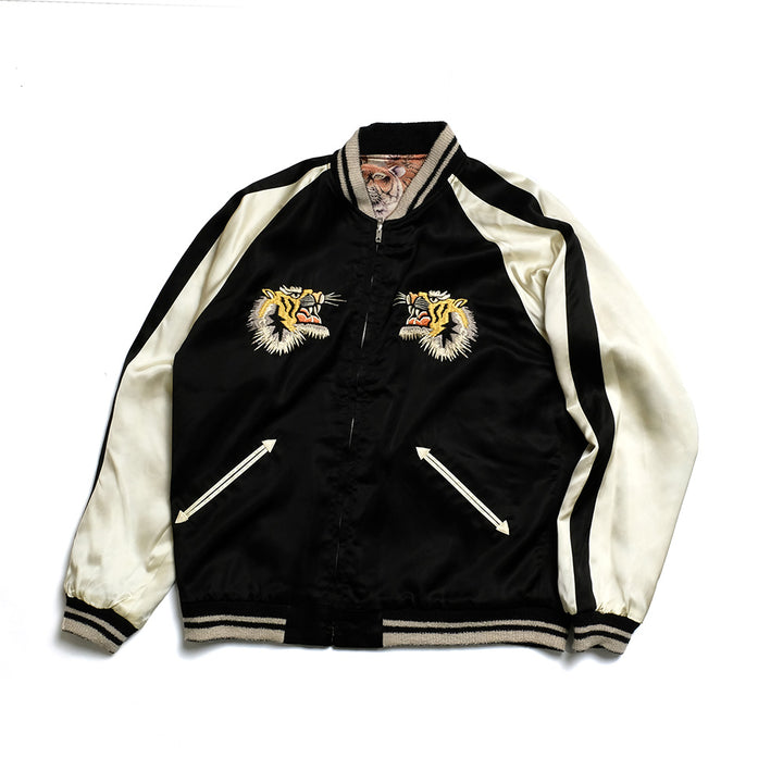GOLD SPECIAL EDITION ACETATE SOUVENIR JACKET ONE HUNDRED TIGER GL15480