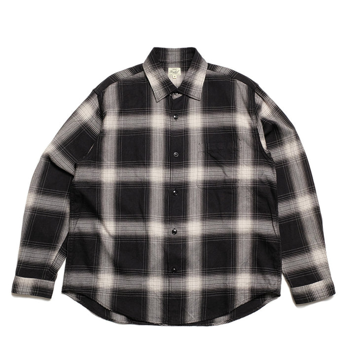 GOLD - SUVIN COTTON NEL CHECK REGULAR COLLAR SHIRT - GL29546