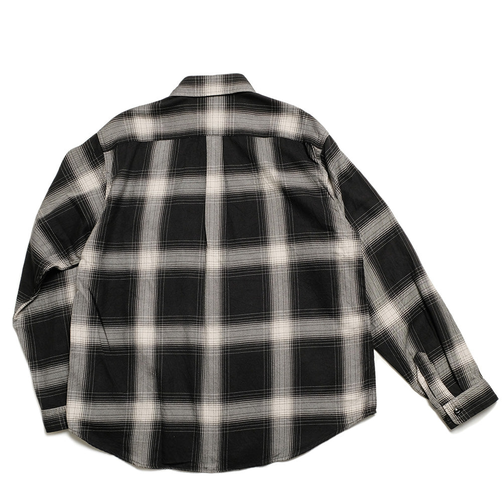 GOLD - SUVIN COTTON NEL CHECK REGULAR COLLAR SHIRT - GL29546
