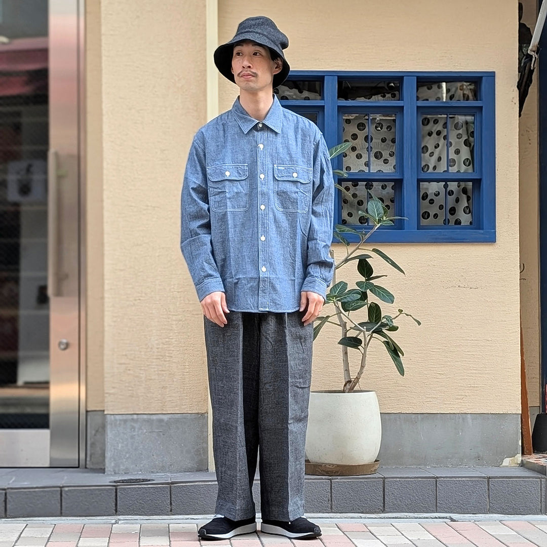 GOLD - CHAMBRAY WORK SHIRT - GL29756