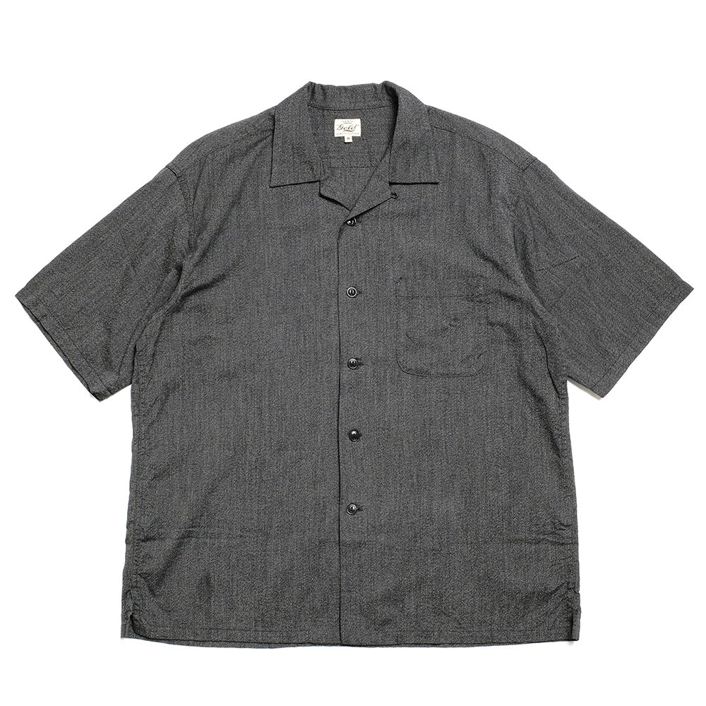 GOLD COVERT CHAMBRAY S/S OPEN SHIRT GL39192