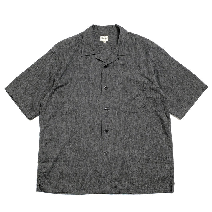 GOLD COVERT CHAMBRAY S/S OPEN SHIRT GL39192