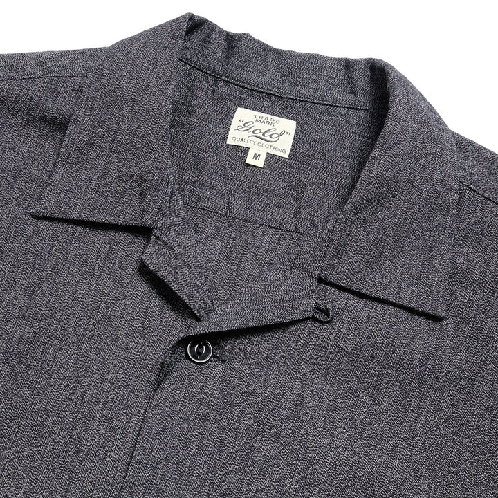 GOLD - COVERT CHAMBRAY S/S OPEN SHIRT - GL39192