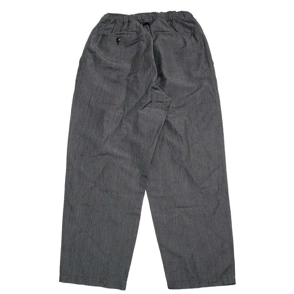 GOLD - LINEN × WOOL TROPICAL 1TUCK LOOSE-FITTING PANTS - GL42506-115