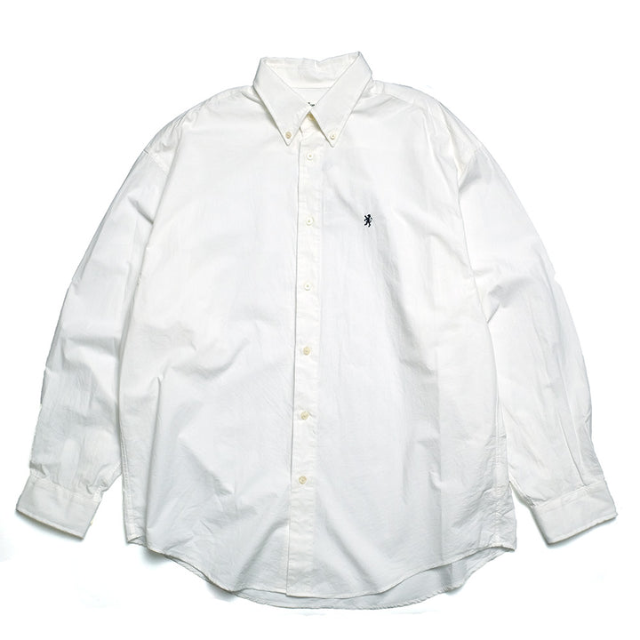 Gymphlex - B.D.Wide Shirt L/S - Typewriter Washer - GY-B0201TYO