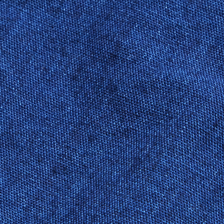 BURGUS PLUS - S/S Indigo × Indigo Chambray Work Shirt - HBP-300CHBS
