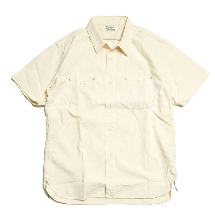 BURGUS PLUS - S/S Chambray Work Shirt - HBP-300CHS