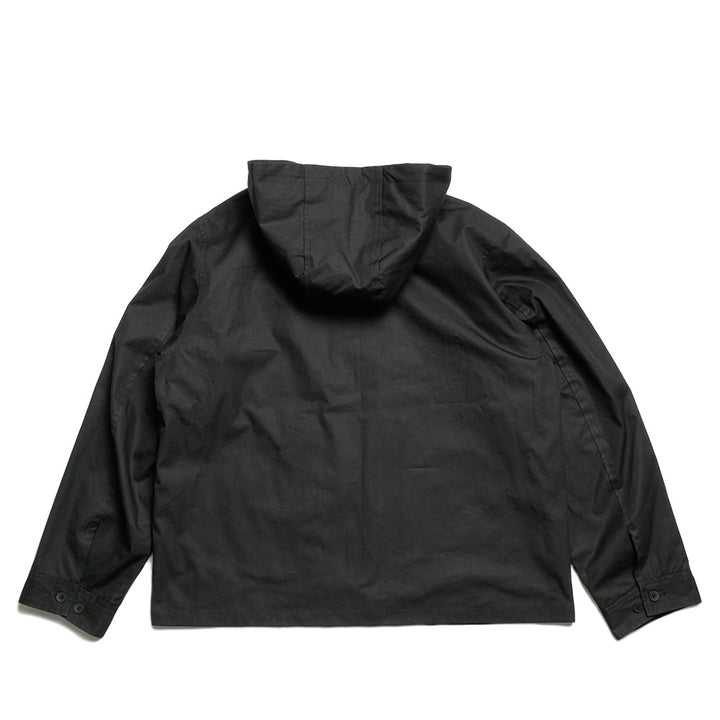 BRENA - Hood Coach Jacket - High Count Vintage Ox Black - HOOD-F25