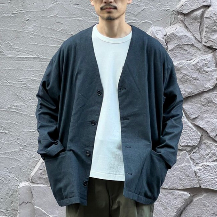 THE DAY - SOFT FLANNEL CARDIGAN - D23W-05001
