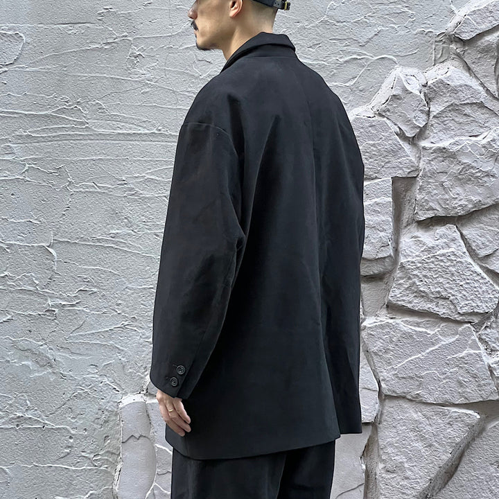 THE DAY - MOLESKIN LONG TAILORED JACKET - D23W-05002