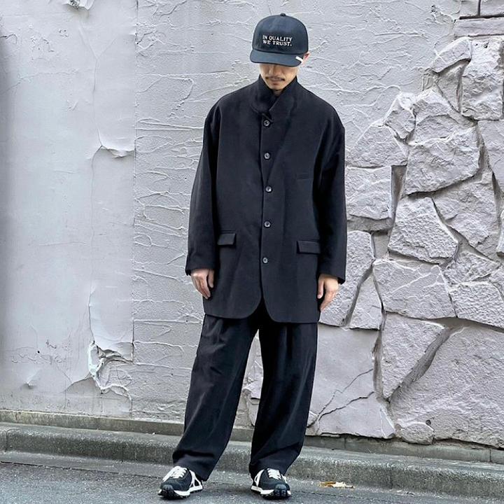 THE DAY - MOLESKIN LONG TAILORED JACKET - D23W-05002