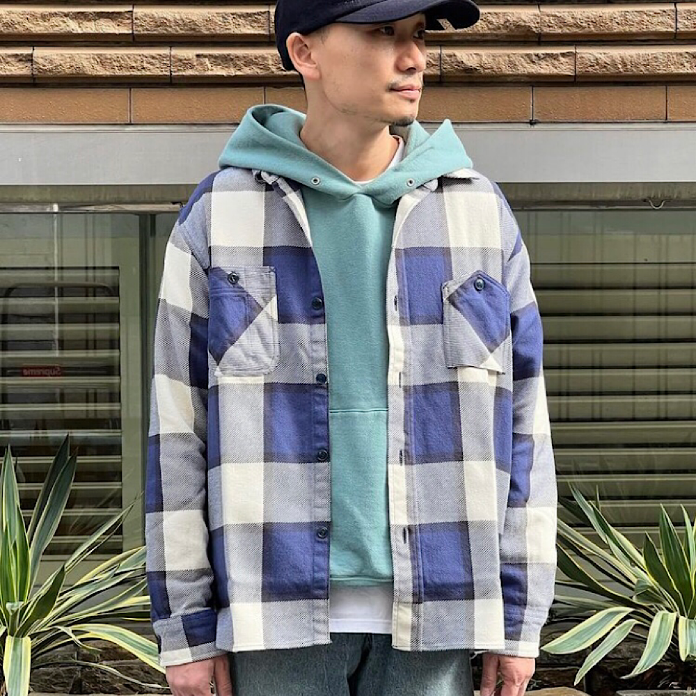 NOBLE MINE - Twill Check L/S Work Shirt - NM656-36