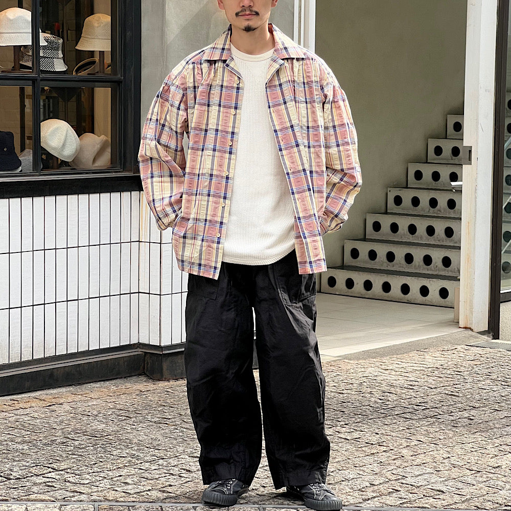 AïE  - Painter Shirt - Cotton Seersucker - Plaid - OT726