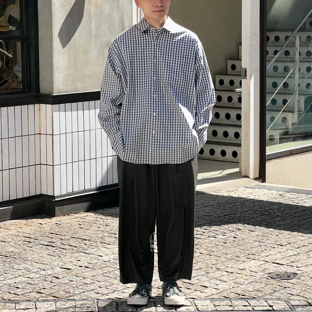 THE DAY - NEW GINGHAM STANDARD SHIRT - D24SS-01003